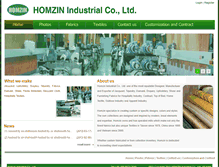Tablet Screenshot of homzin.com